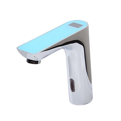 Digital Display Automatic Motion Sensor Faucet - Sky Blue Top